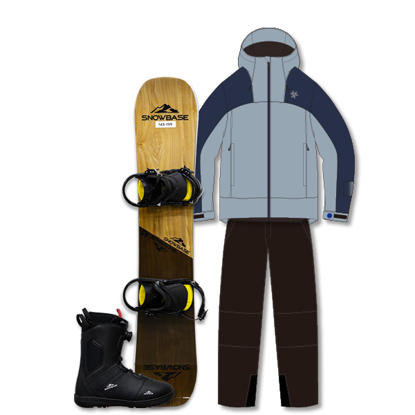 SNOWBOARDI & WEAR SET